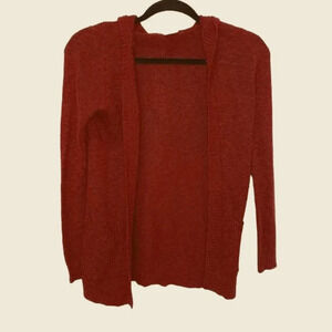 TILLYS Full Tilt Maroon Red Open Hoodie Soft Sweater - Size XL/16